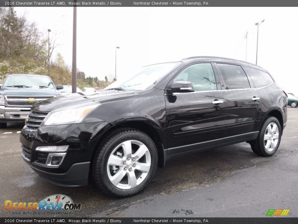 2016 Chevrolet Traverse LT AWD Mosaic Black Metallic / Ebony Photo #1