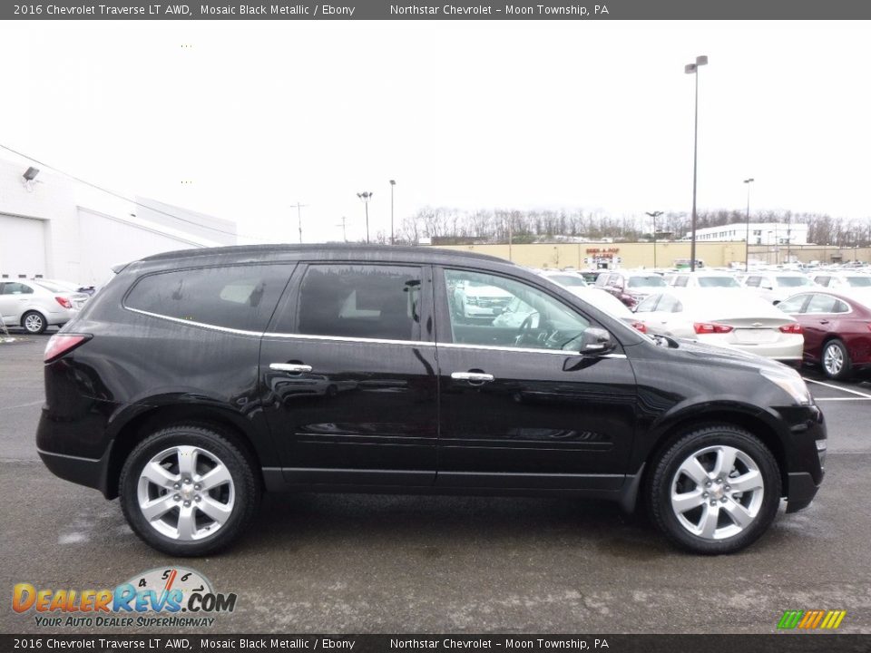 2016 Chevrolet Traverse LT AWD Mosaic Black Metallic / Ebony Photo #4
