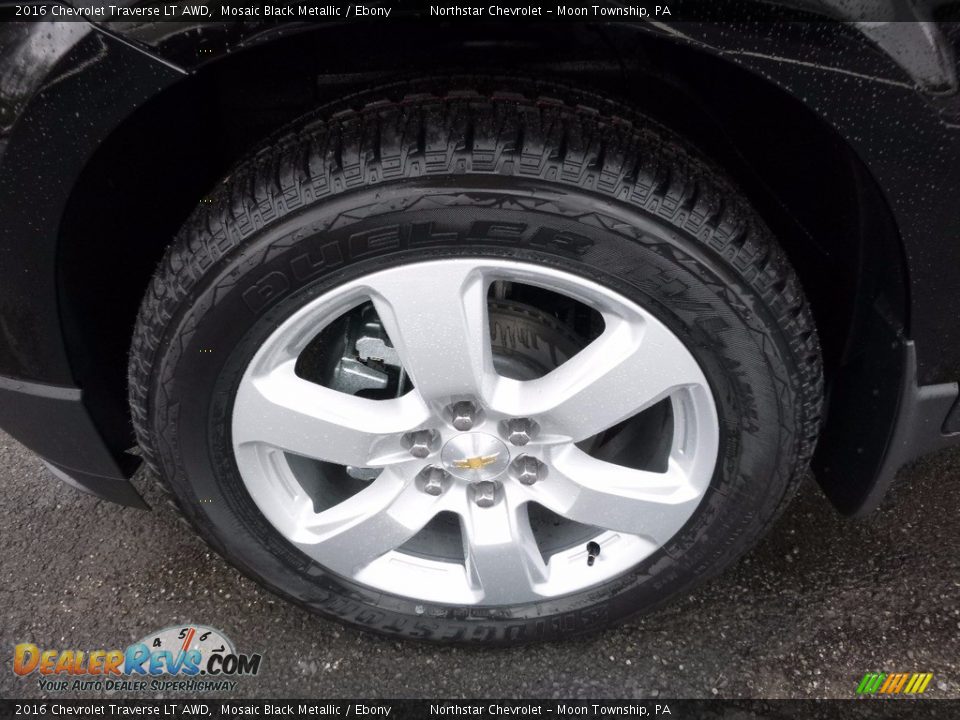 2016 Chevrolet Traverse LT AWD Mosaic Black Metallic / Ebony Photo #9