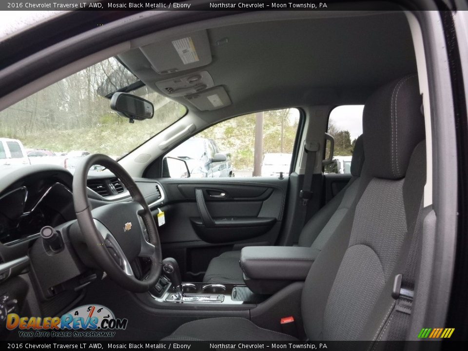2016 Chevrolet Traverse LT AWD Mosaic Black Metallic / Ebony Photo #10