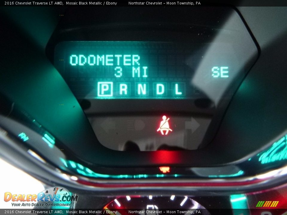 2016 Chevrolet Traverse LT AWD Mosaic Black Metallic / Ebony Photo #20