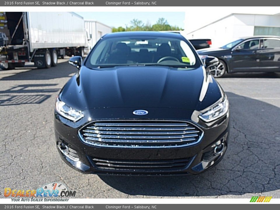 2016 Ford Fusion SE Shadow Black / Charcoal Black Photo #4