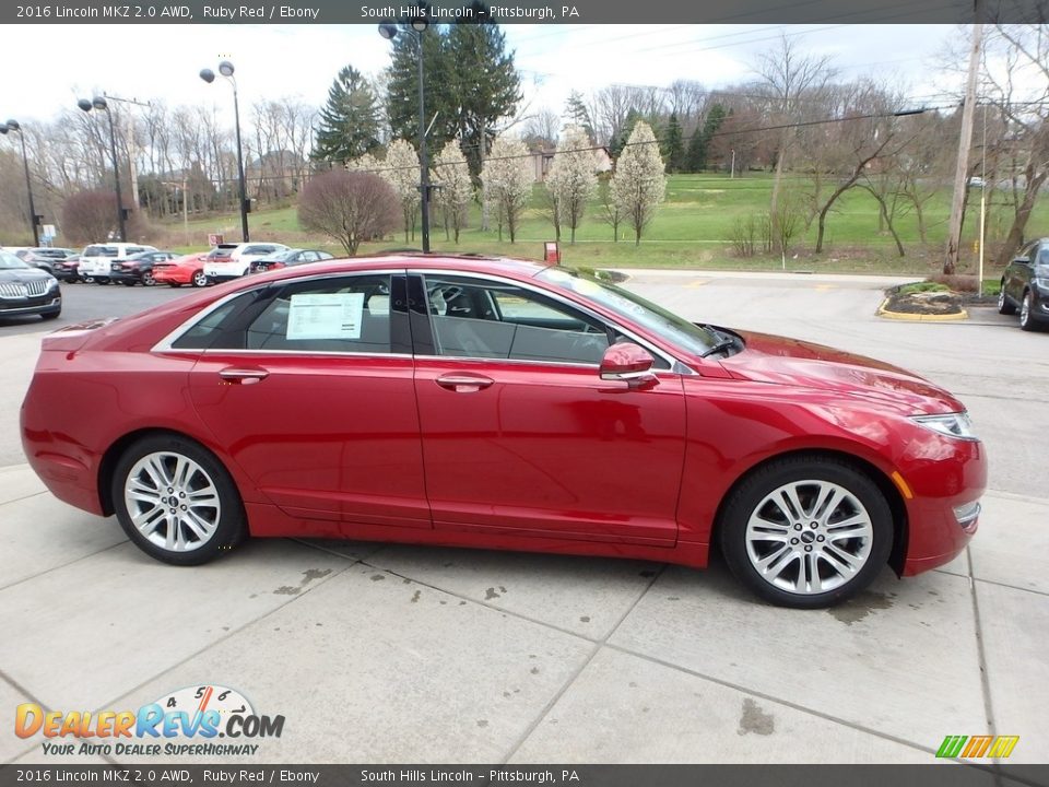 Ruby Red 2016 Lincoln MKZ 2.0 AWD Photo #6