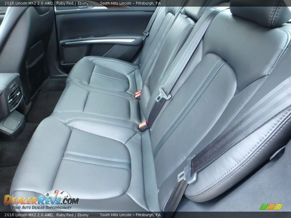 Rear Seat of 2016 Lincoln MKZ 2.0 AWD Photo #16