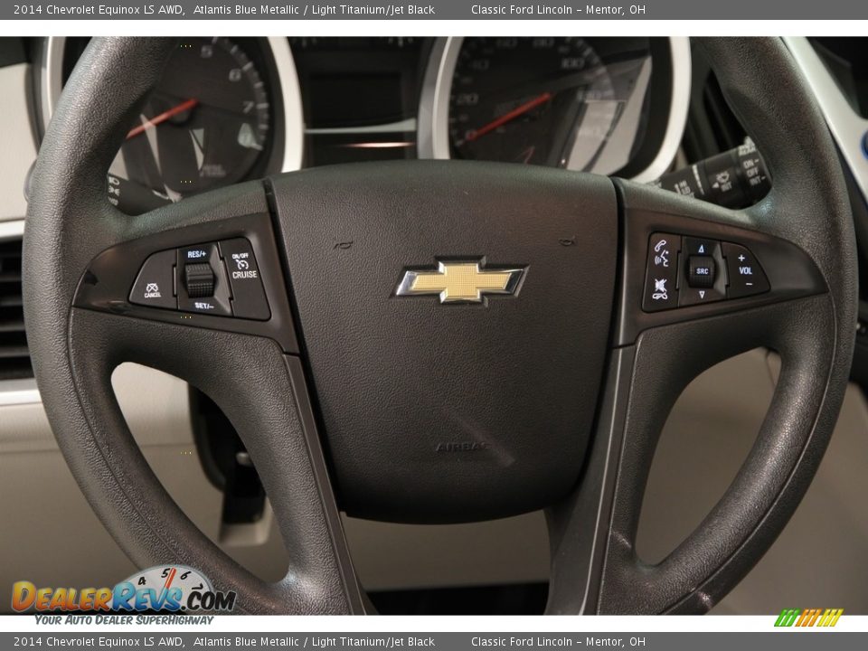 2014 Chevrolet Equinox LS AWD Atlantis Blue Metallic / Light Titanium/Jet Black Photo #6