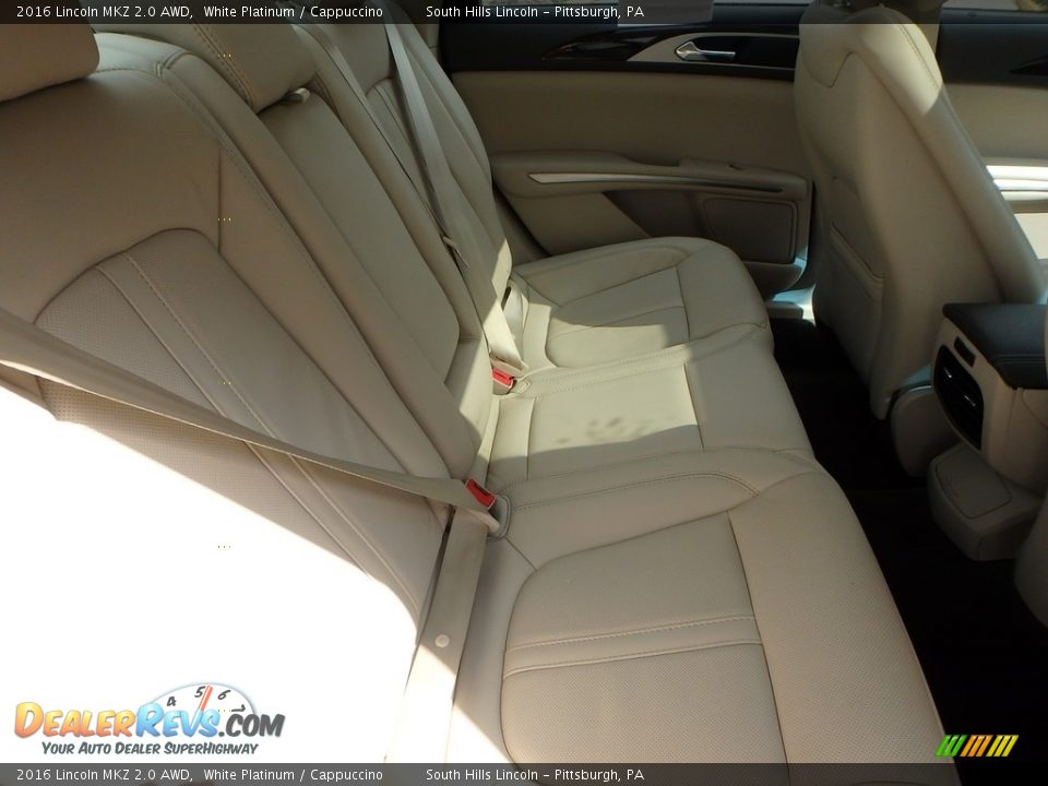 2016 Lincoln MKZ 2.0 AWD White Platinum / Cappuccino Photo #14