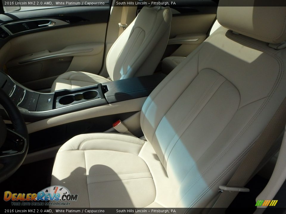 2016 Lincoln MKZ 2.0 AWD White Platinum / Cappuccino Photo #15