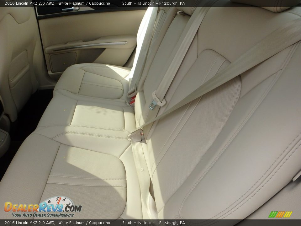 2016 Lincoln MKZ 2.0 AWD White Platinum / Cappuccino Photo #16