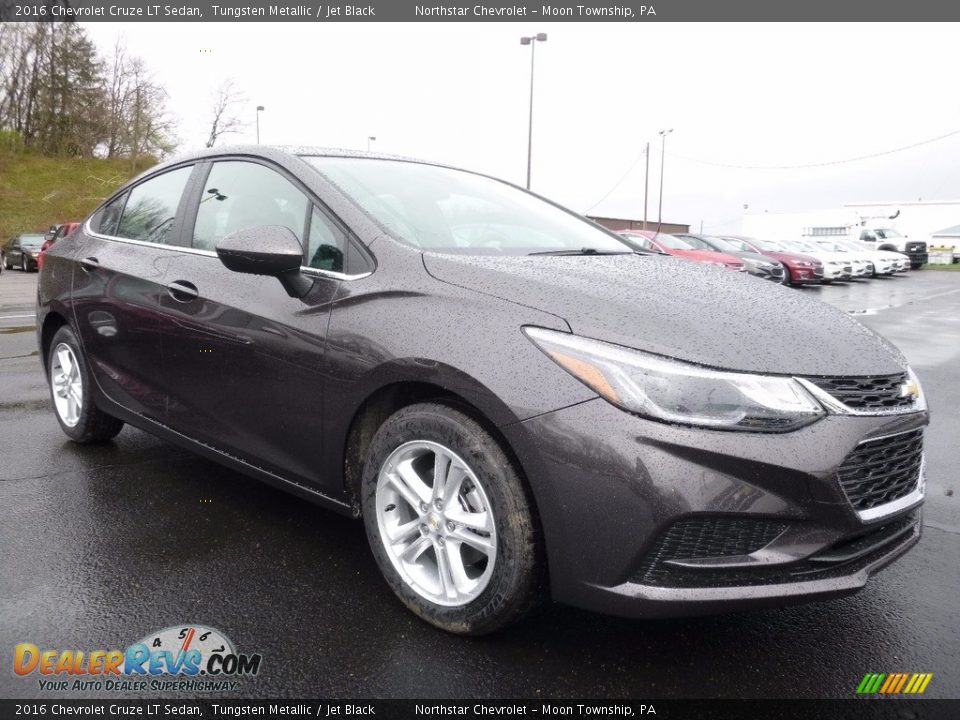 2016 Chevrolet Cruze LT Sedan Tungsten Metallic / Jet Black Photo #3
