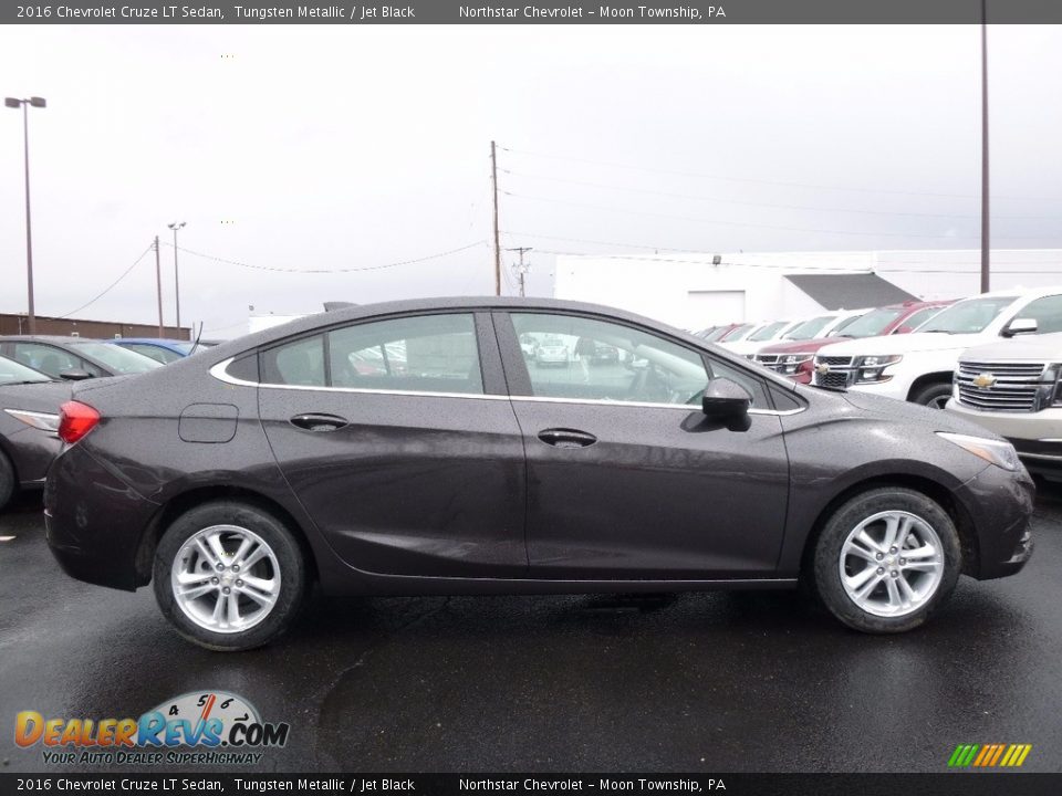 2016 Chevrolet Cruze LT Sedan Tungsten Metallic / Jet Black Photo #4