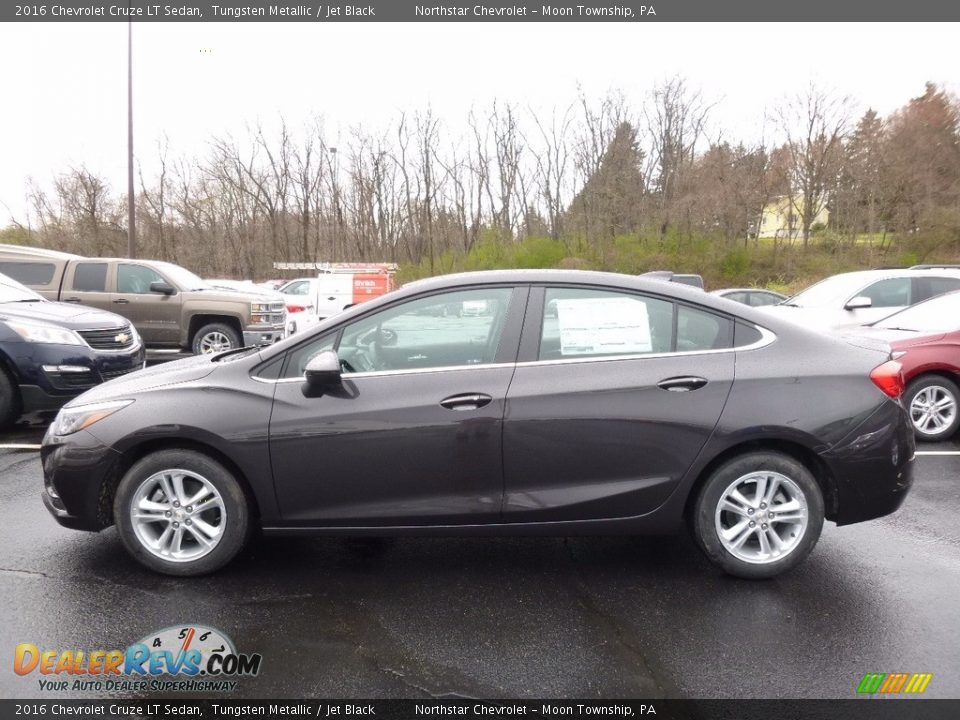 2016 Chevrolet Cruze LT Sedan Tungsten Metallic / Jet Black Photo #8