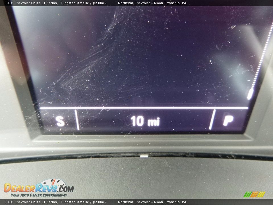 2016 Chevrolet Cruze LT Sedan Tungsten Metallic / Jet Black Photo #20