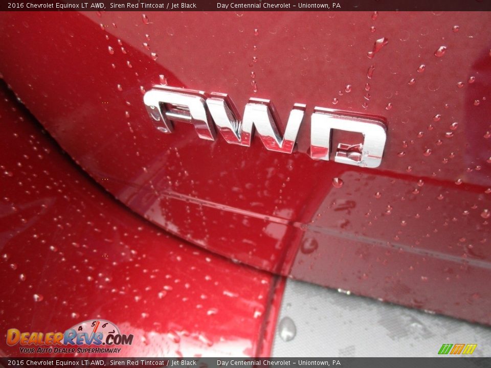 2016 Chevrolet Equinox LT AWD Siren Red Tintcoat / Jet Black Photo #6