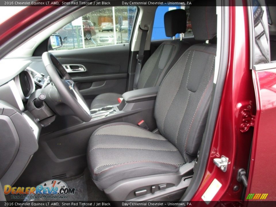 2016 Chevrolet Equinox LT AWD Siren Red Tintcoat / Jet Black Photo #13