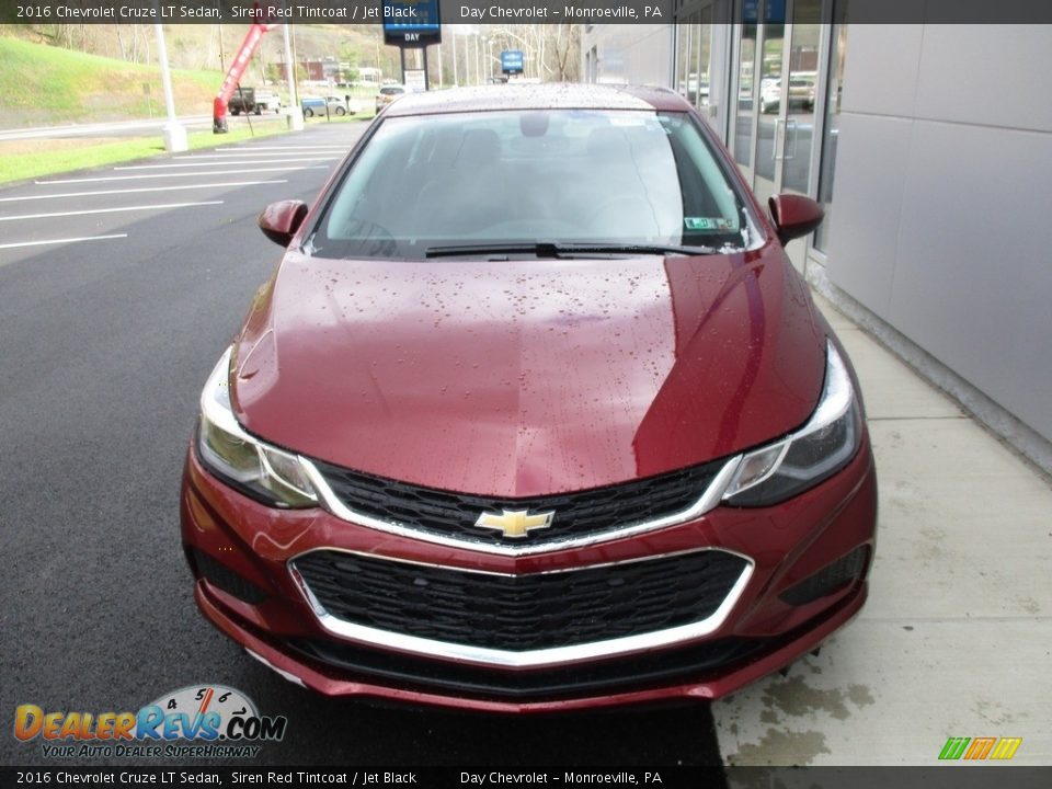 2016 Chevrolet Cruze LT Sedan Siren Red Tintcoat / Jet Black Photo #8