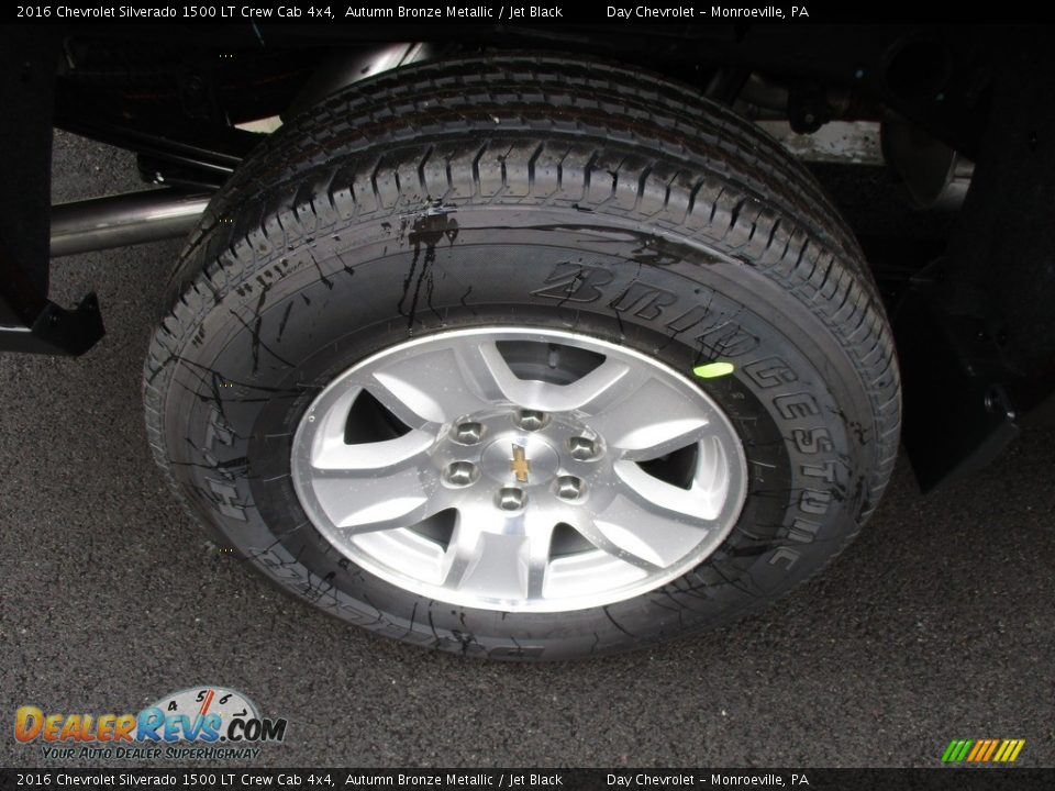 2016 Chevrolet Silverado 1500 LT Crew Cab 4x4 Autumn Bronze Metallic / Jet Black Photo #3