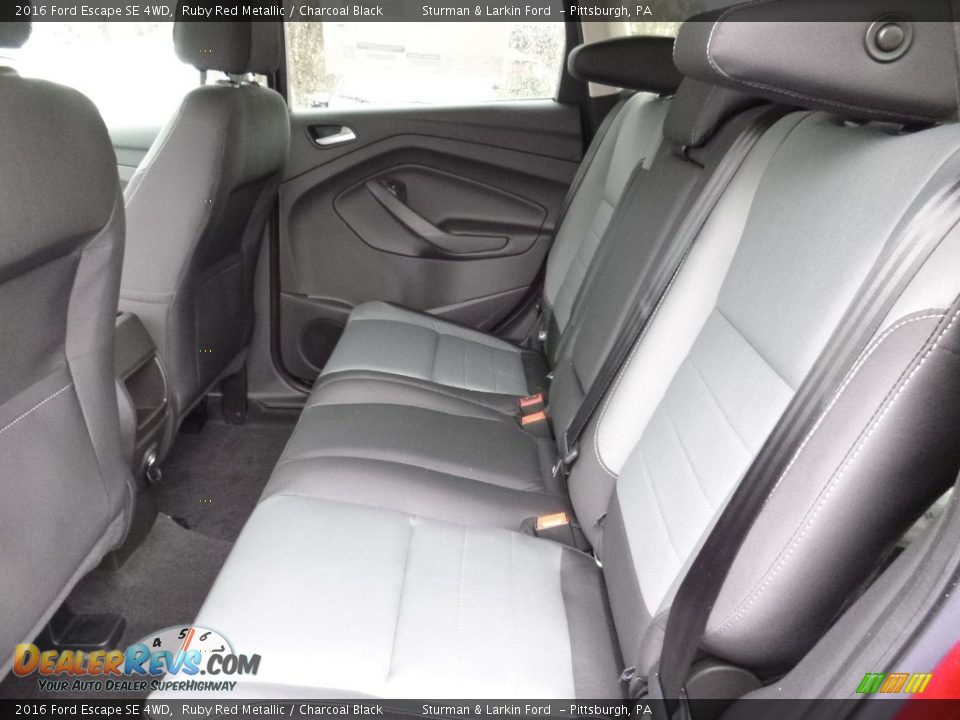 2016 Ford Escape SE 4WD Ruby Red Metallic / Charcoal Black Photo #8
