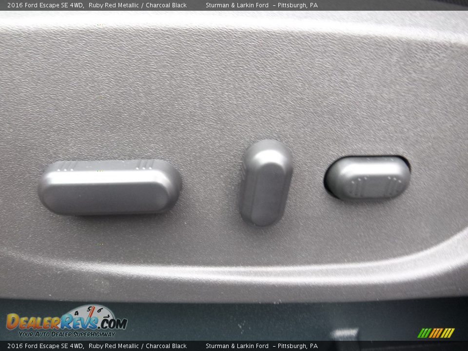 2016 Ford Escape SE 4WD Ruby Red Metallic / Charcoal Black Photo #12