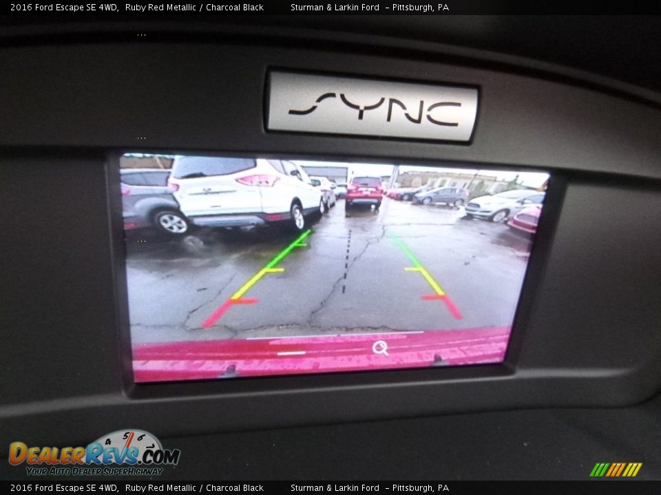 2016 Ford Escape SE 4WD Ruby Red Metallic / Charcoal Black Photo #14