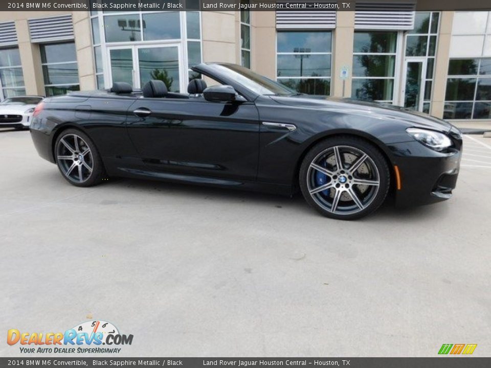 2014 BMW M6 Convertible Black Sapphire Metallic / Black Photo #1