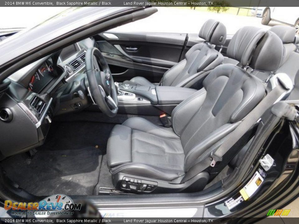 Front Seat of 2014 BMW M6 Convertible Photo #3