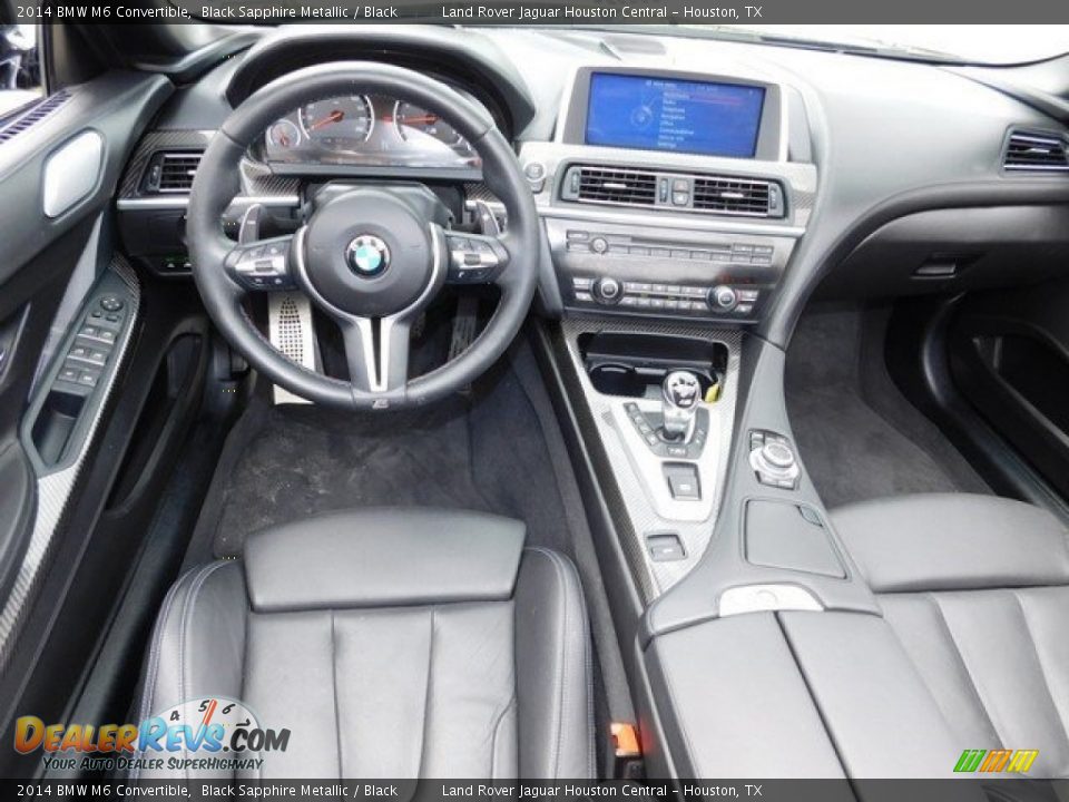 Black Interior - 2014 BMW M6 Convertible Photo #4