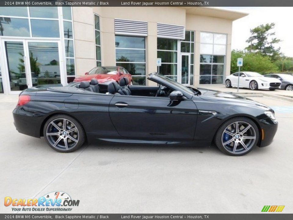 2014 BMW M6 Convertible Black Sapphire Metallic / Black Photo #6