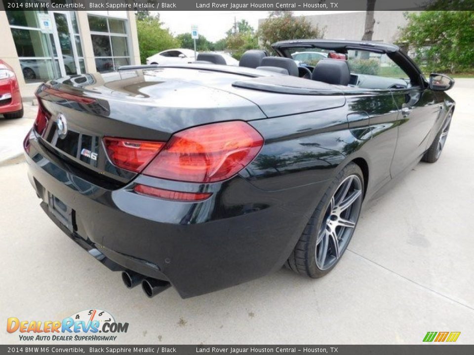 2014 BMW M6 Convertible Black Sapphire Metallic / Black Photo #7