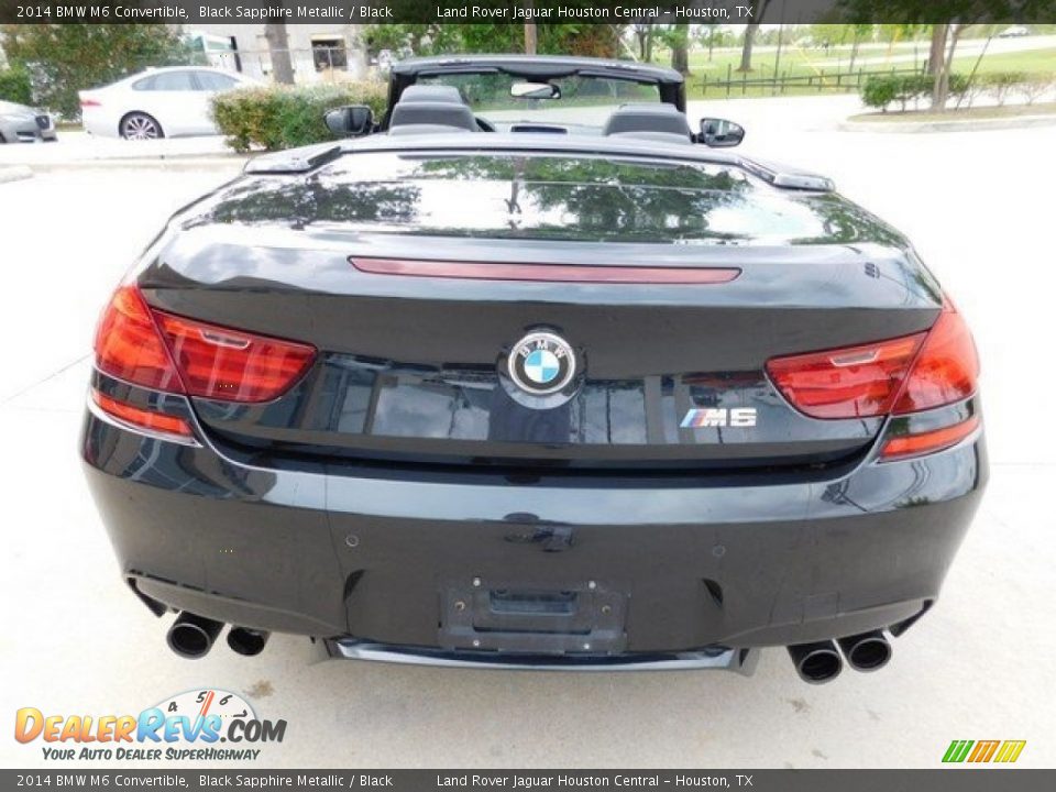 2014 BMW M6 Convertible Black Sapphire Metallic / Black Photo #8