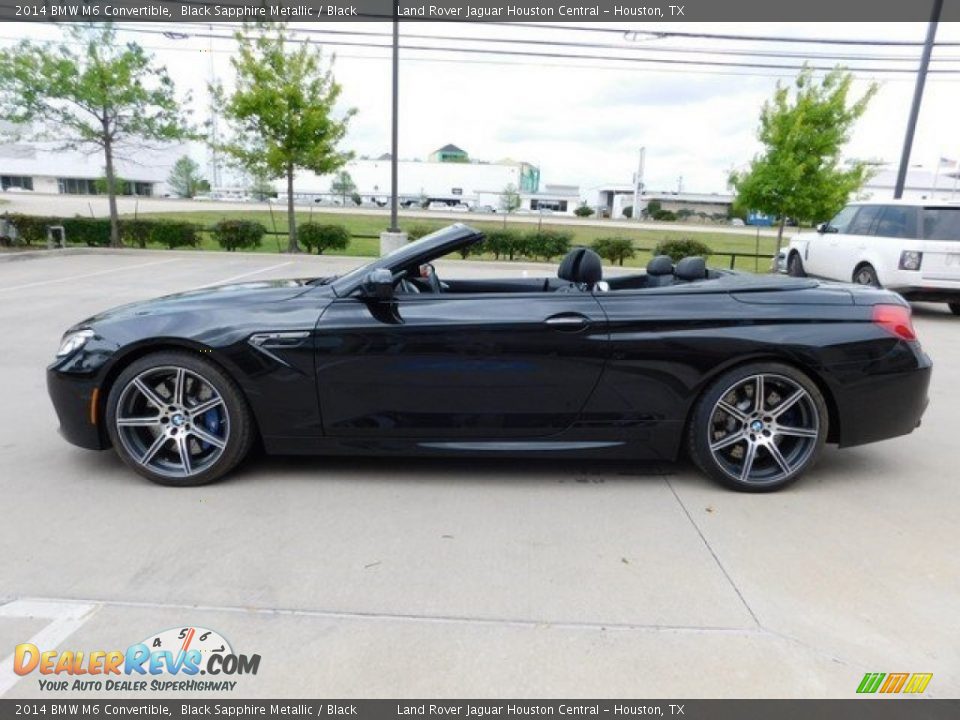 2014 BMW M6 Convertible Black Sapphire Metallic / Black Photo #10