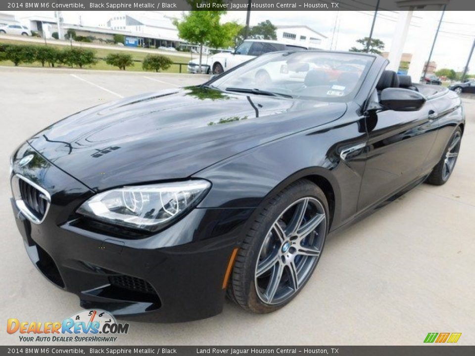 2014 BMW M6 Convertible Black Sapphire Metallic / Black Photo #11
