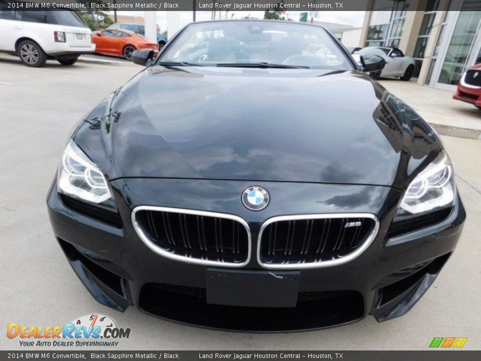 2014 BMW M6 Convertible Black Sapphire Metallic / Black Photo #12