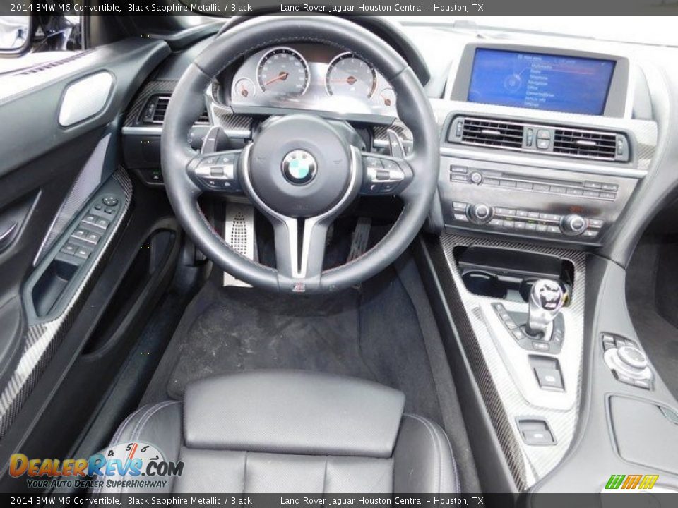 2014 BMW M6 Convertible Black Sapphire Metallic / Black Photo #13