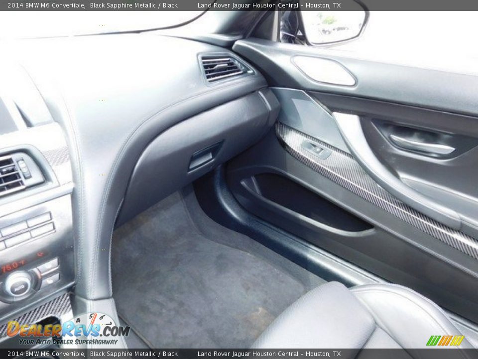 2014 BMW M6 Convertible Black Sapphire Metallic / Black Photo #14
