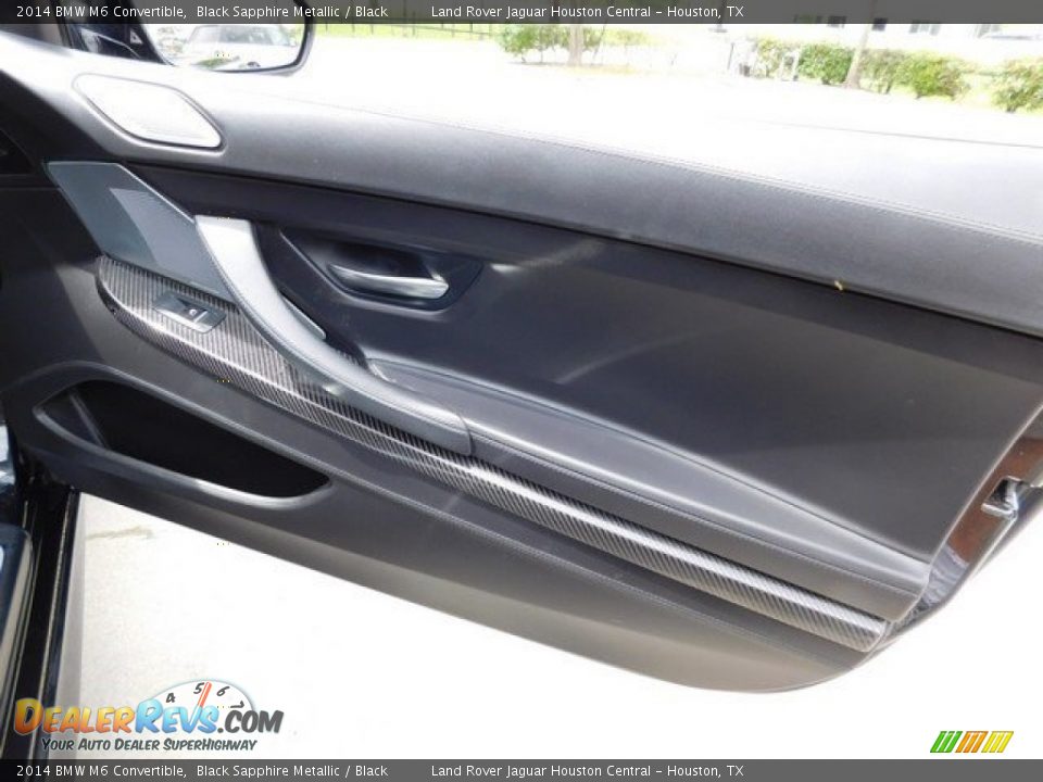 2014 BMW M6 Convertible Black Sapphire Metallic / Black Photo #17
