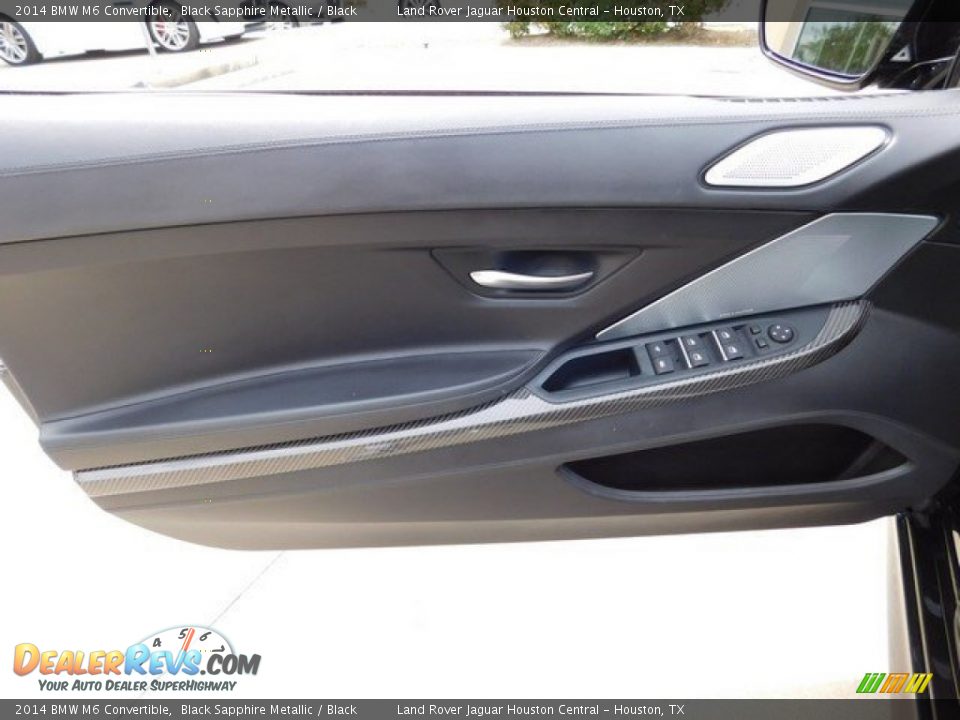 2014 BMW M6 Convertible Black Sapphire Metallic / Black Photo #18