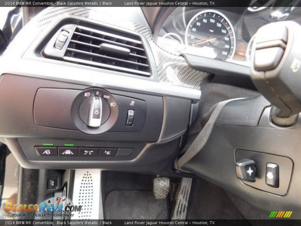 2014 BMW M6 Convertible Black Sapphire Metallic / Black Photo #21