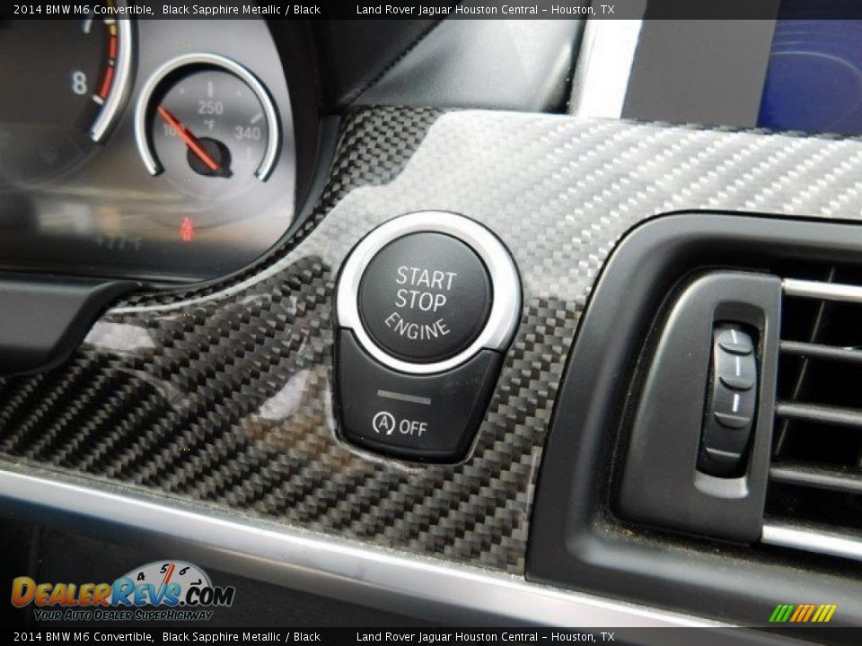 2014 BMW M6 Convertible Black Sapphire Metallic / Black Photo #26