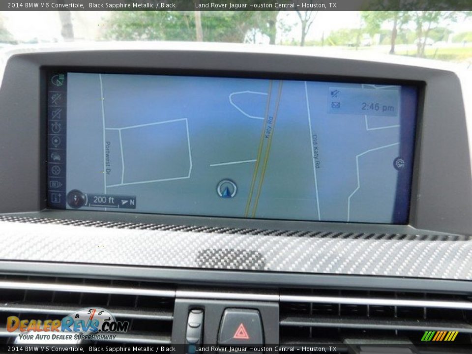 2014 BMW M6 Convertible Black Sapphire Metallic / Black Photo #27