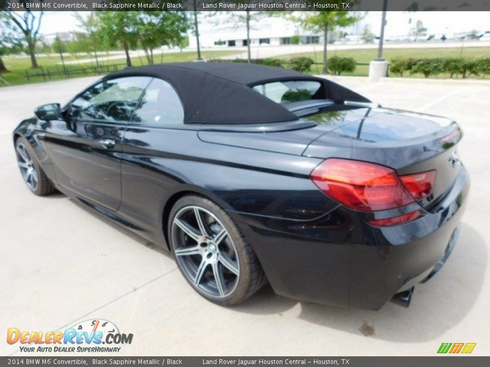 2014 BMW M6 Convertible Black Sapphire Metallic / Black Photo #31
