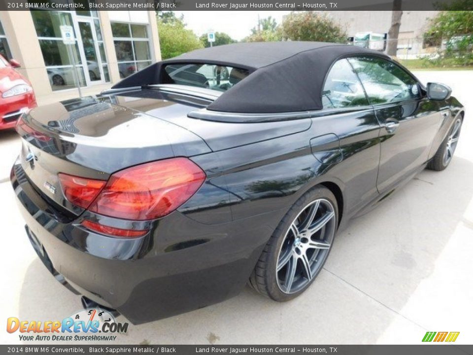 2014 BMW M6 Convertible Black Sapphire Metallic / Black Photo #32