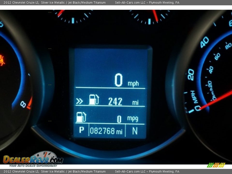 2012 Chevrolet Cruze LS Silver Ice Metallic / Jet Black/Medium Titanium Photo #33