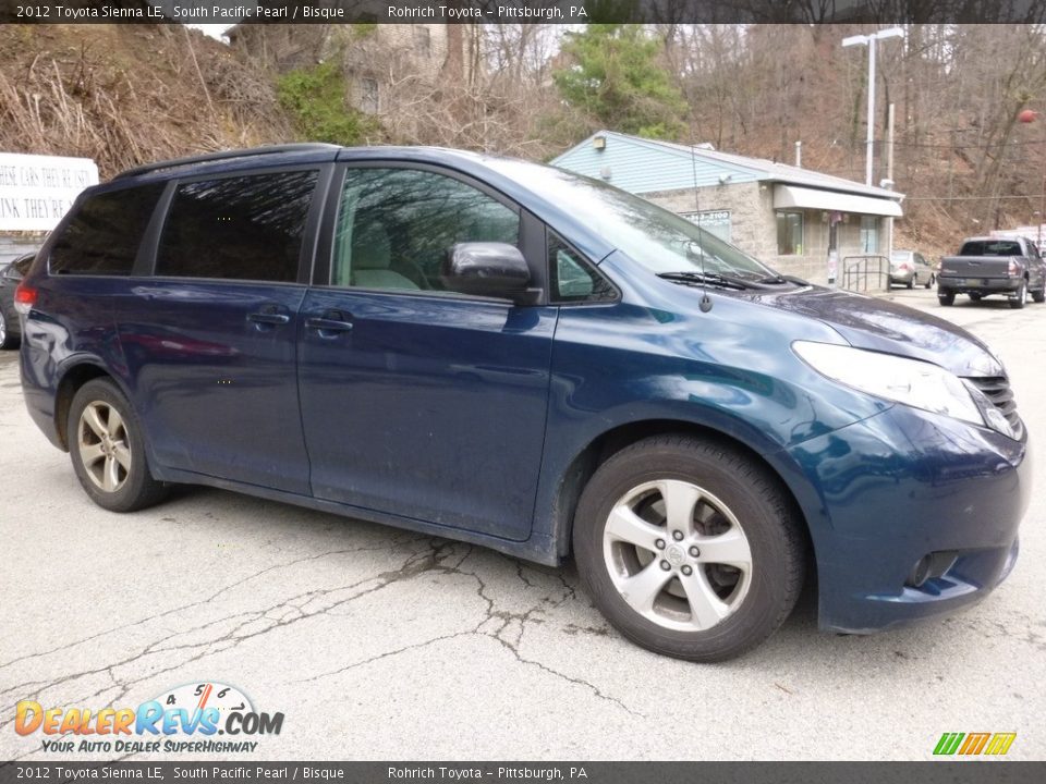 2012 Toyota Sienna LE South Pacific Pearl / Bisque Photo #1