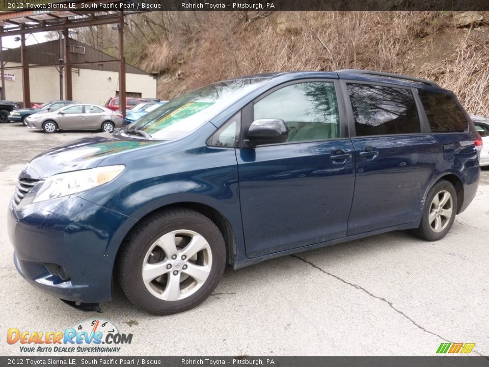 2012 Toyota Sienna LE South Pacific Pearl / Bisque Photo #14