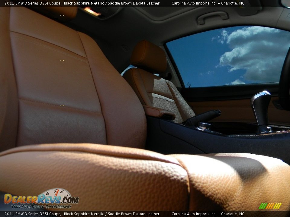 2011 BMW 3 Series 335i Coupe Black Sapphire Metallic / Saddle Brown Dakota Leather Photo #24