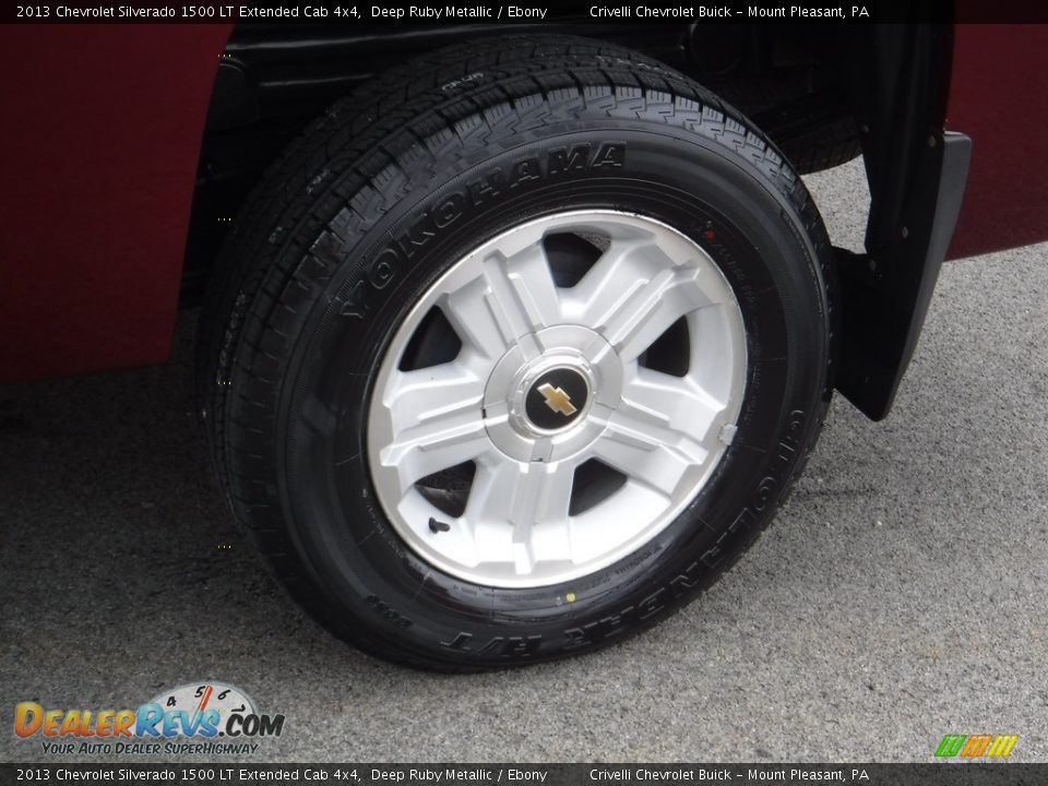 2013 Chevrolet Silverado 1500 LT Extended Cab 4x4 Deep Ruby Metallic / Ebony Photo #3
