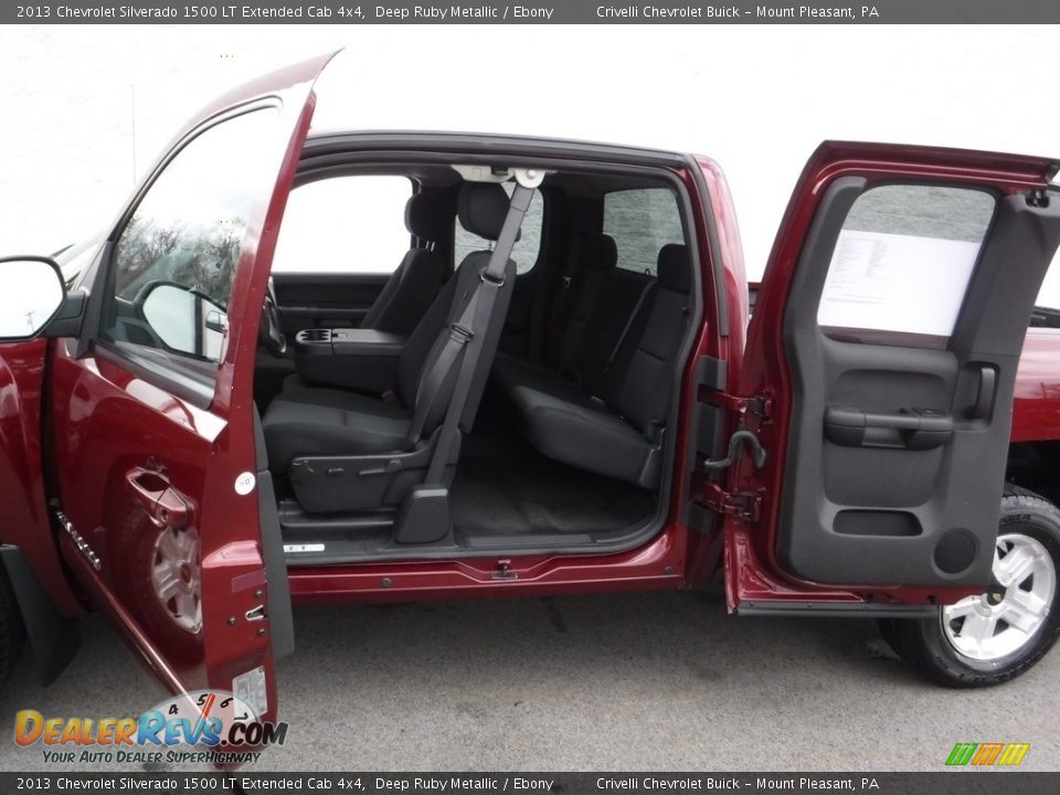 2013 Chevrolet Silverado 1500 LT Extended Cab 4x4 Deep Ruby Metallic / Ebony Photo #17