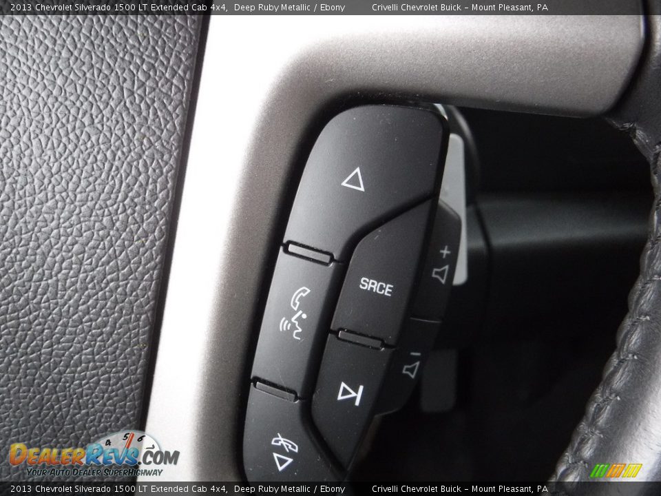 2013 Chevrolet Silverado 1500 LT Extended Cab 4x4 Deep Ruby Metallic / Ebony Photo #29
