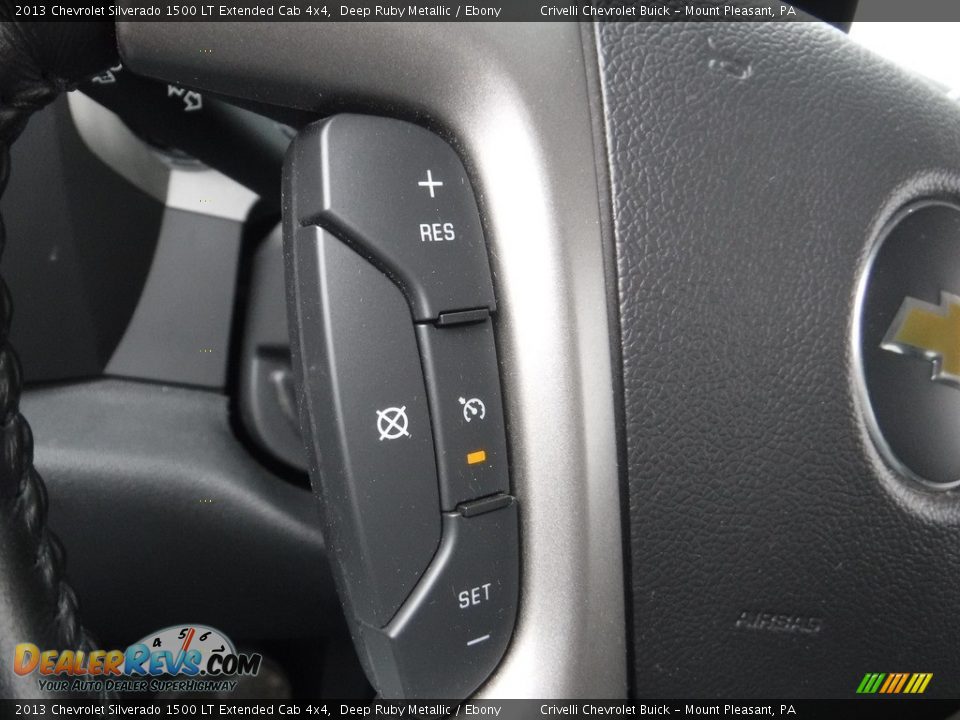 2013 Chevrolet Silverado 1500 LT Extended Cab 4x4 Deep Ruby Metallic / Ebony Photo #30