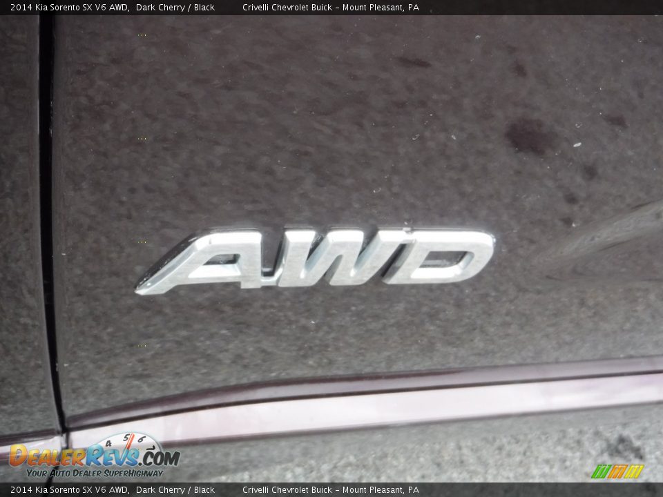 2014 Kia Sorento SX V6 AWD Dark Cherry / Black Photo #4